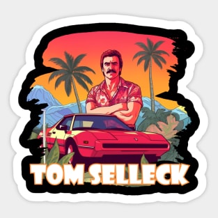 Tom Selleck Sticker